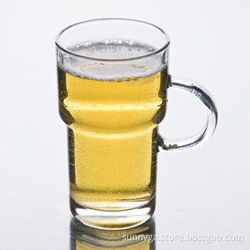 Eco-friendly Wholesale Clear Beer Mug Glass